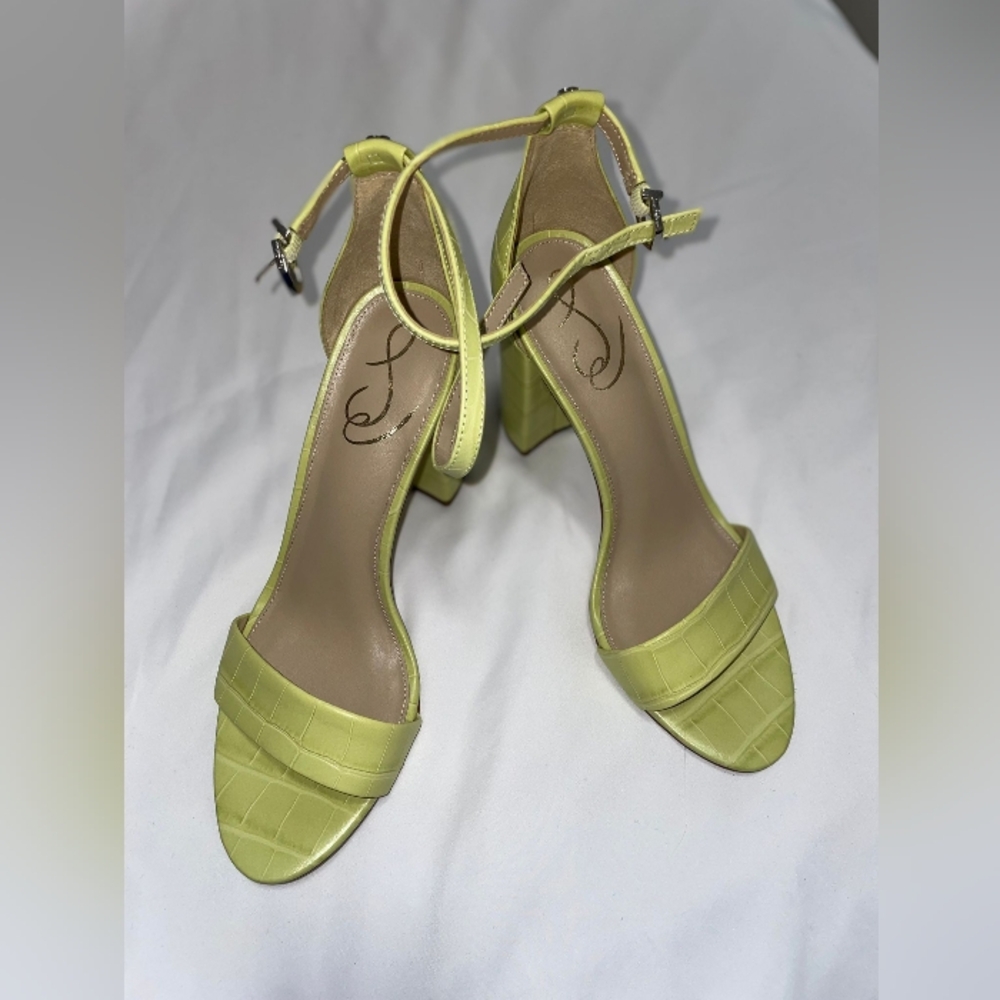 NEW SAM EDELMAN YARO BLOCK HEEL SANDAL SIZE 9 - Picture 7 of 9